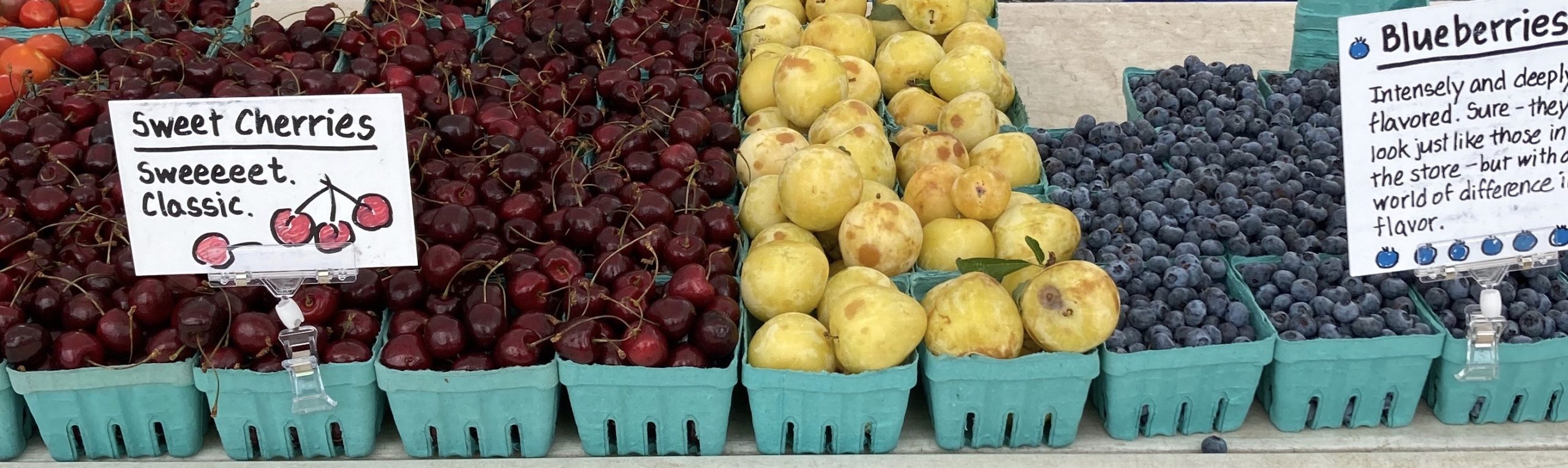 climate-friendly farmers market berries