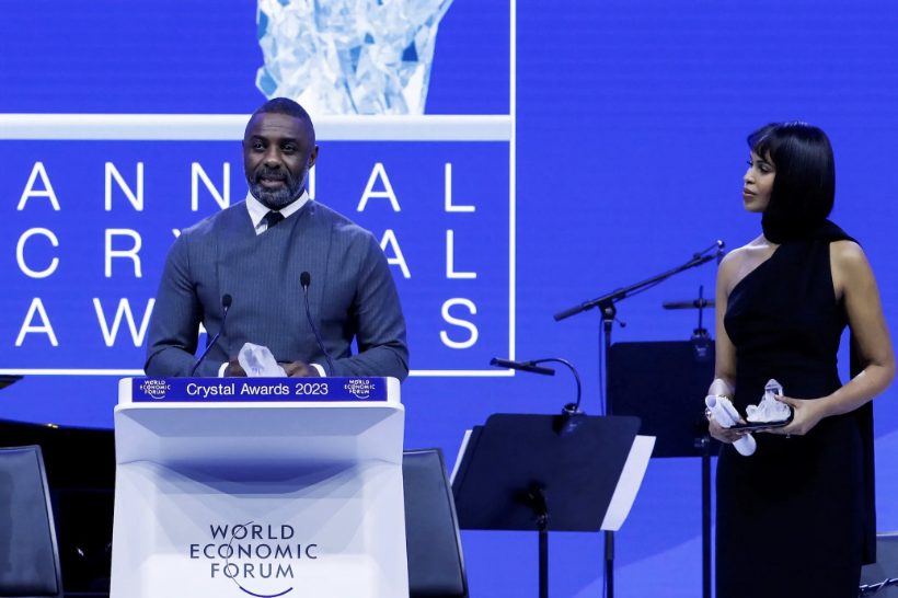 Idris Elba Davos