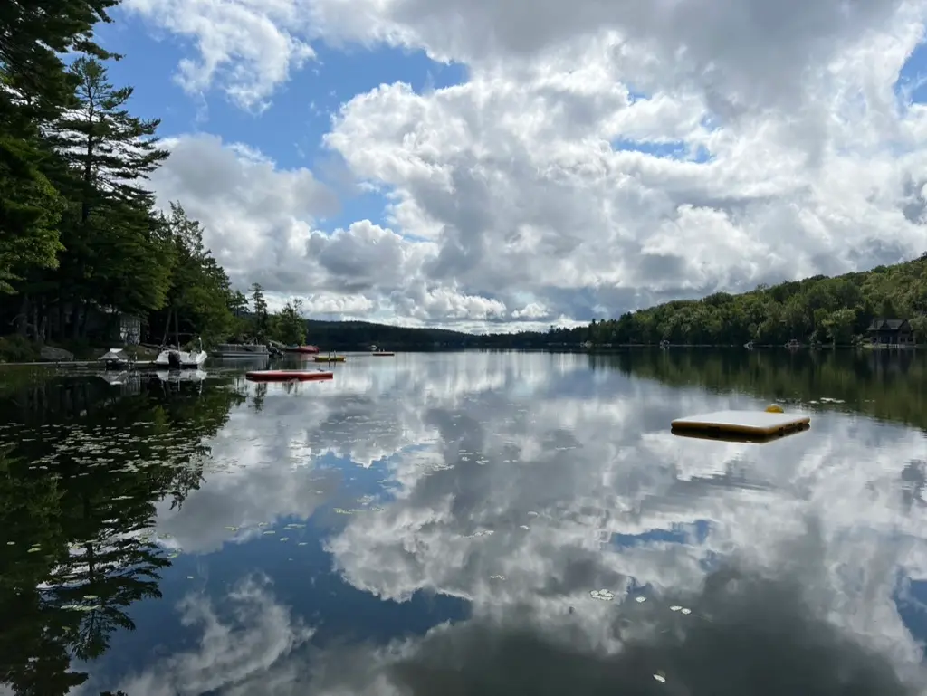 A lake in Maine