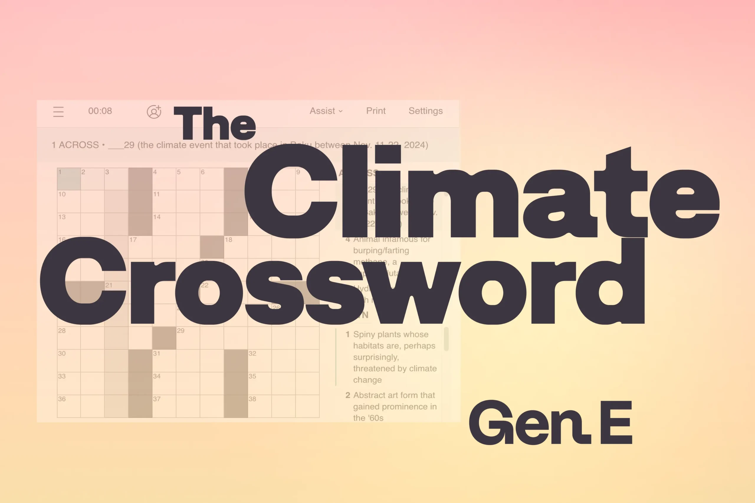 climate crossword title