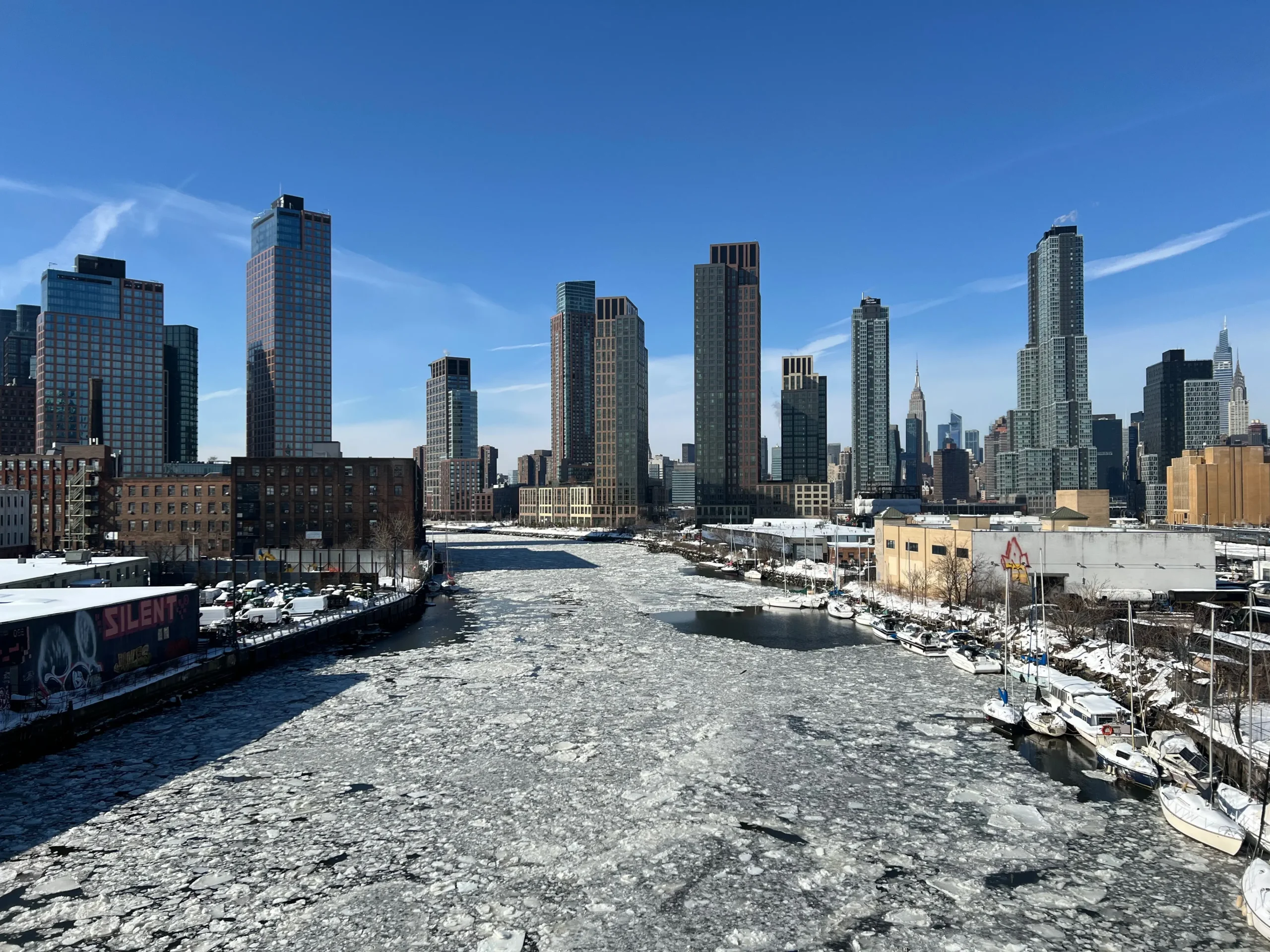 Icey Newtown Creek