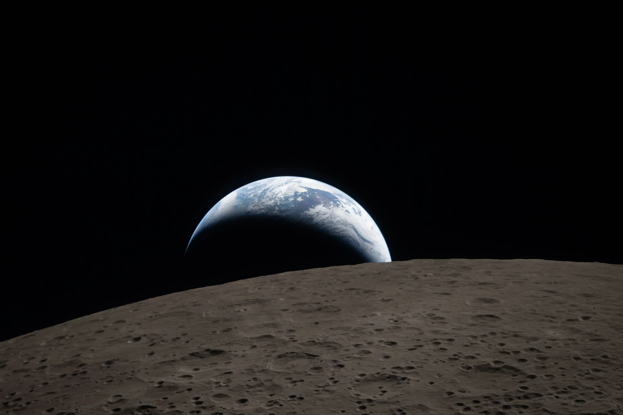 NASA Earthset photo